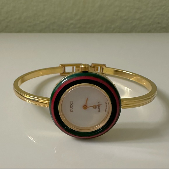 Reserve for @lancelot8878~Near Mint~Gucci Watch W/DiamondCut Bezel~Box/Paper - Picture 11 of 15